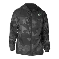 NHL Dallas Stars Columbia Camo Flash Challenger Omni-Shade Full-Zip Hoodie Windbreaker