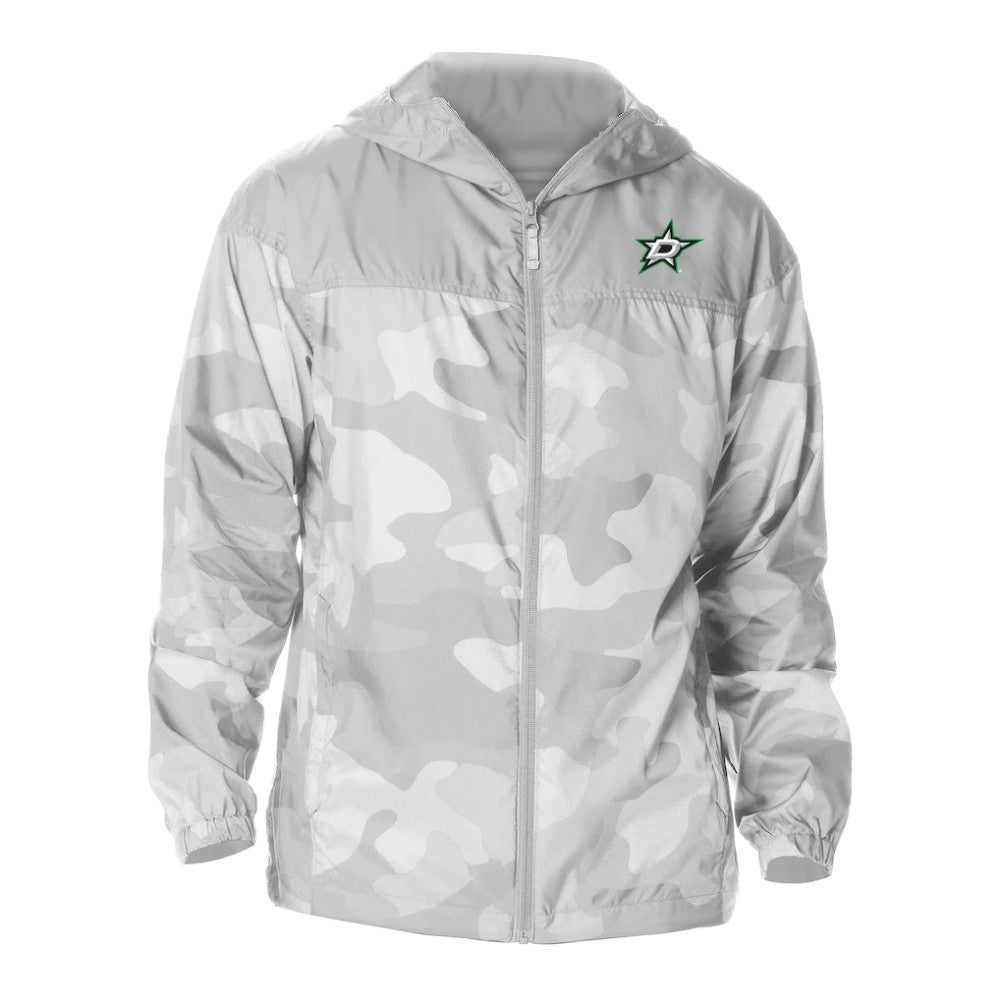 NHL Dallas Stars Columbia Camo Flash Challenger Omni-Shade Full-Zip Hoodie Windbreaker