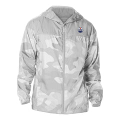NHL Edmonton Oilers Columbia Camo Flash Challenger Omni-Shade Full-Zip Hoodie Windbreaker