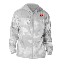 NHL Florida Panthers Columbia Camo Flash Challenger Omni-Shade Full-Zip Hoodie Windbreaker