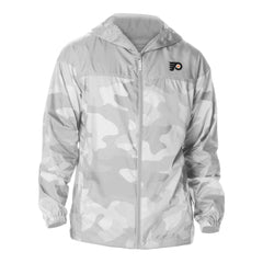 NHL Philadelphia Flyers Columbia Camo Flash Challenger Omni-Shade Full-Zip Hoodie Windbreaker