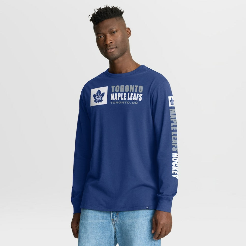 NHL Toronto Maple Leafs Fanatics Goal Crease Legacy Long Sleeve T-Shirt