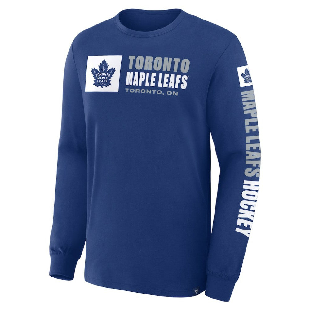 NHL Toronto Maple Leafs Fanatics Goal Crease Legacy Long Sleeve T-Shirt
