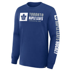 NHL Toronto Maple Leafs Fanatics Goal Crease Legacy Long Sleeve T-Shirt