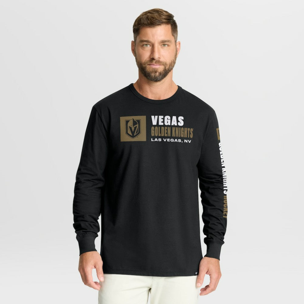 NHL Vegas Golden Knights Fanatics Goal Crease Legacy Long Sleeve T-Shirt
