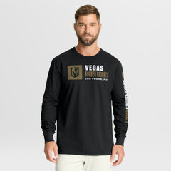 NHL Vegas Golden Knights Fanatics Goal Crease Legacy Long Sleeve T-Shirt