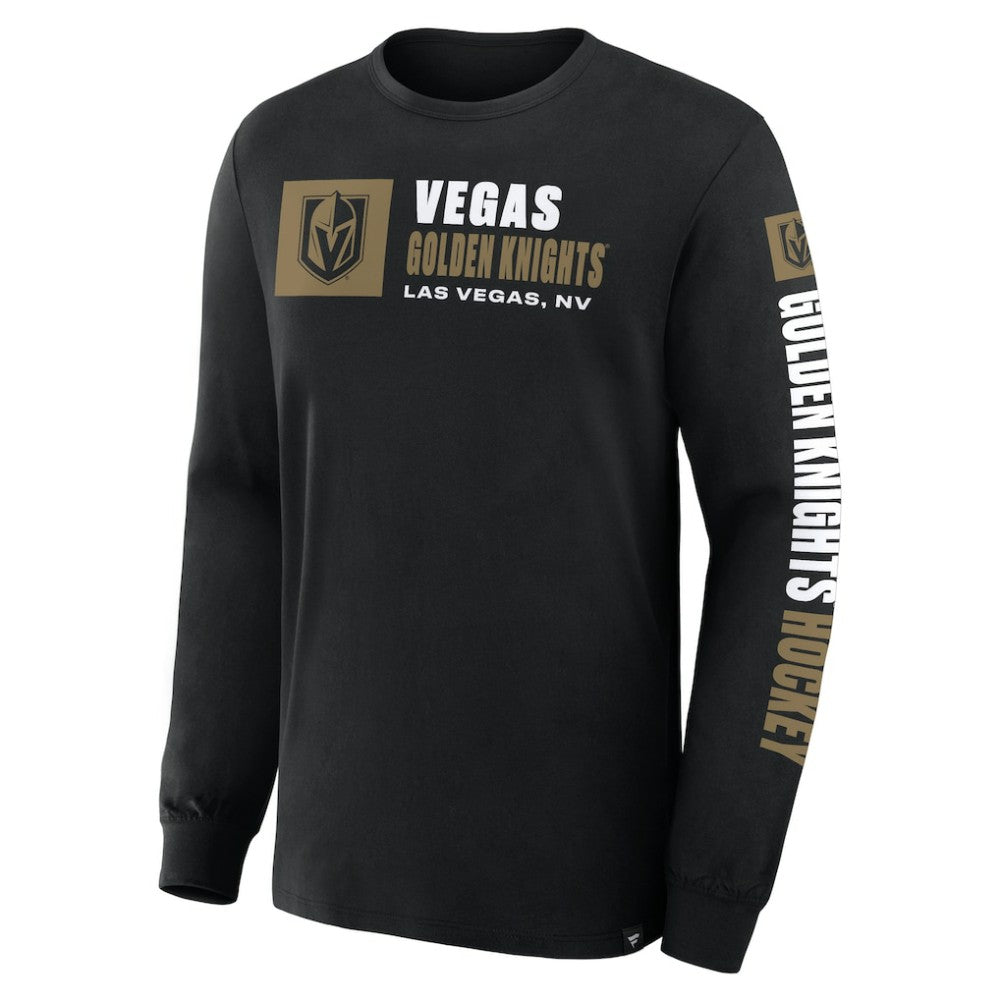 NHL Vegas Golden Knights Fanatics Goal Crease Legacy Long Sleeve T-Shirt