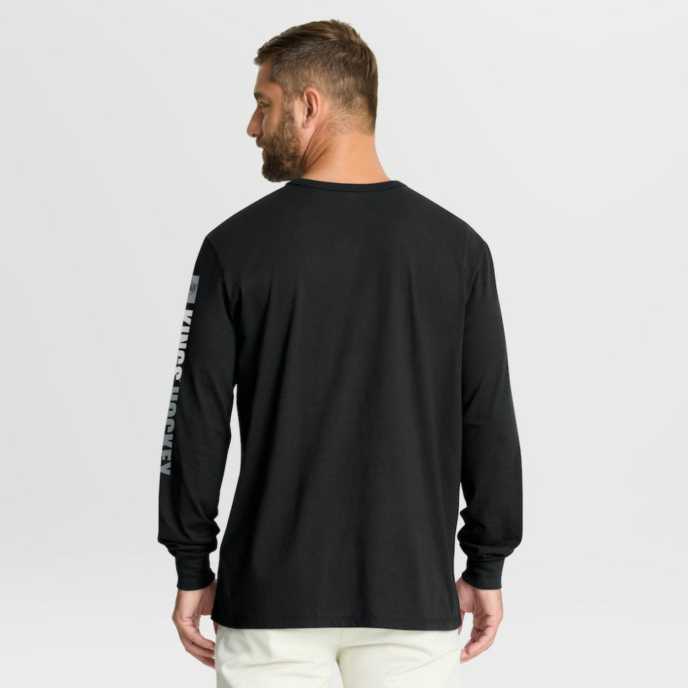 NHL Los Angeles Kings Fanatics Goal Crease Legacy Long Sleeve T-Shirt