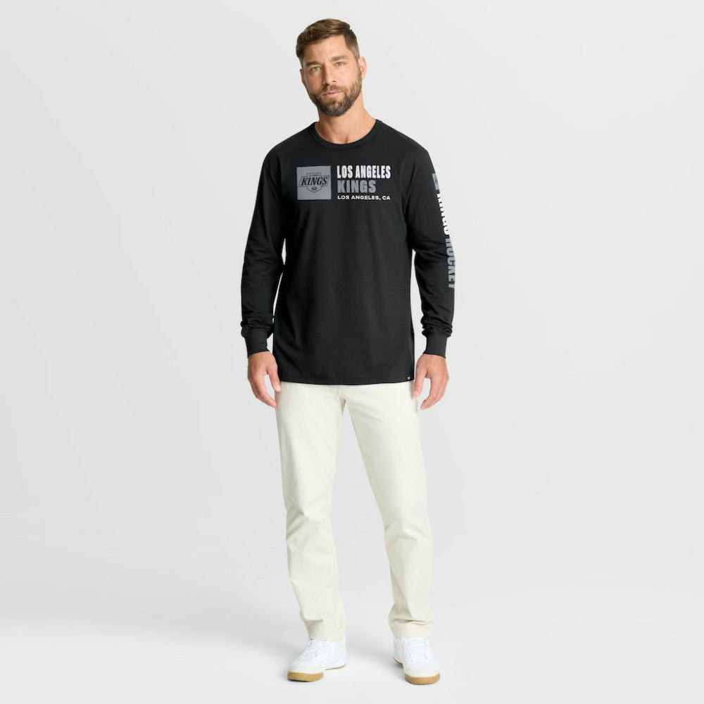 NHL Los Angeles Kings Fanatics Goal Crease Legacy Long Sleeve T-Shirt