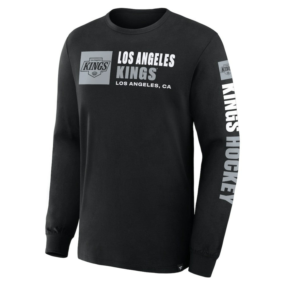 NHL Los Angeles Kings Fanatics Goal Crease Legacy Long Sleeve T-Shirt