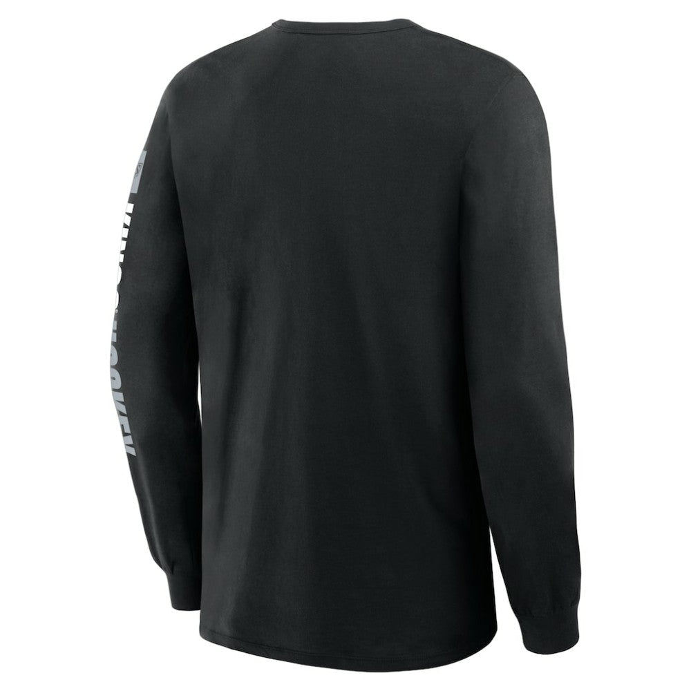 NHL Los Angeles Kings Fanatics Goal Crease Legacy Long Sleeve T-Shirt