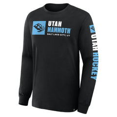NHL Utah Mammoth Fanatics Goal Crease Legacy Long Sleeve T-Shirt