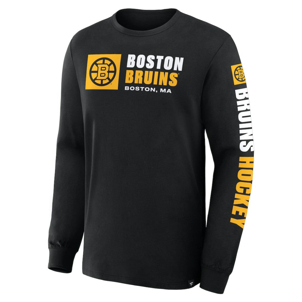 NHL Boston Bruins Fanatics Goal Crease Legacy Long Sleeve T-Shirt