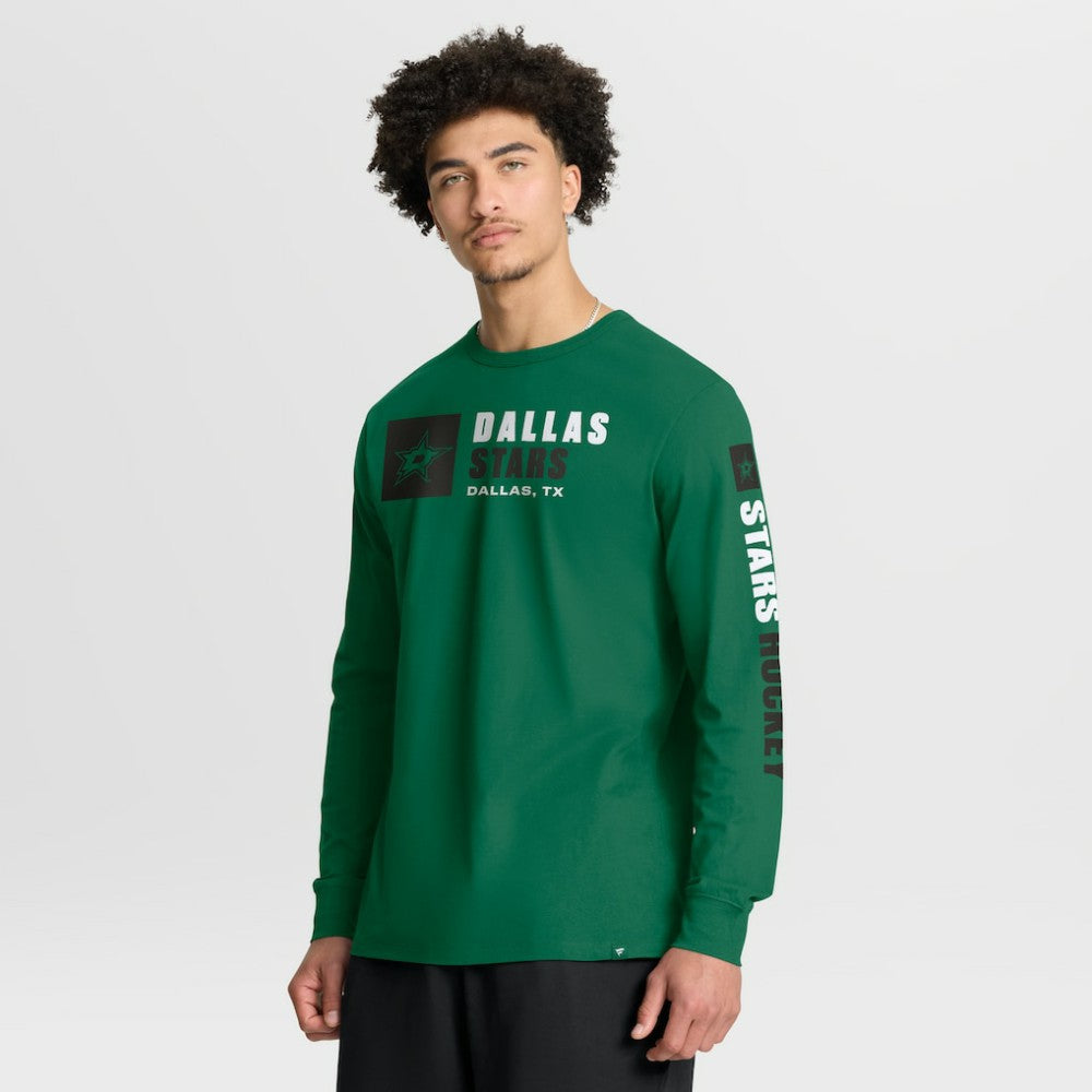 NHL Dallas Stars Fanatics Goal Crease Legacy Long Sleeve T-Shirt