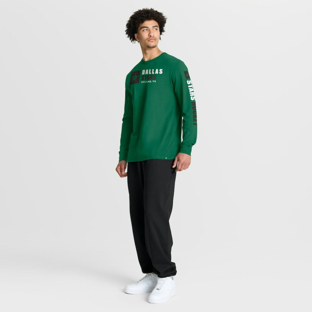 NHL Dallas Stars Fanatics Goal Crease Legacy Long Sleeve T-Shirt