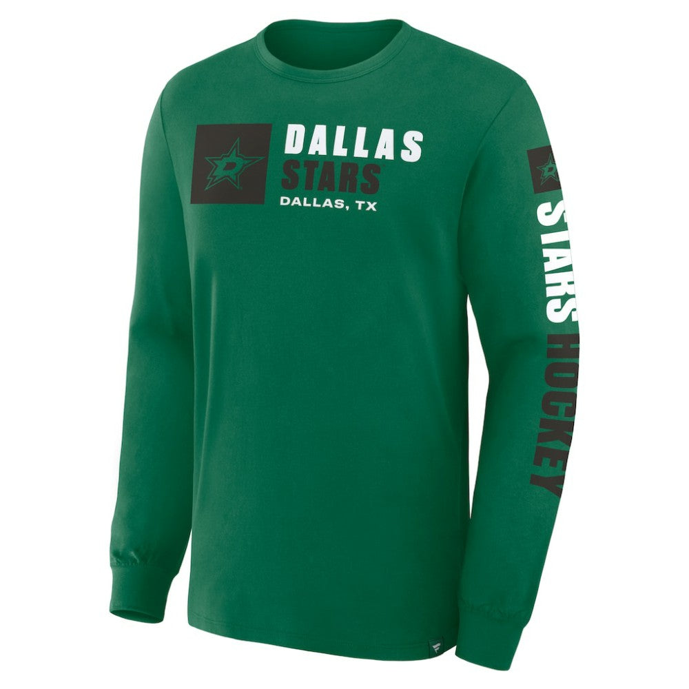 NHL Dallas Stars Fanatics Goal Crease Legacy Long Sleeve T-Shirt