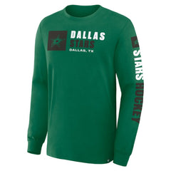 NHL Dallas Stars Fanatics Goal Crease Legacy Long Sleeve T-Shirt