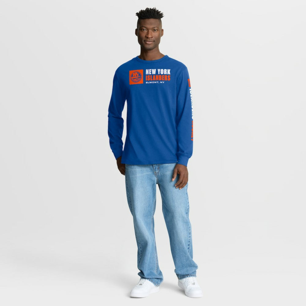 NHL New York Islanders Fanatics Goal Crease Legacy Long Sleeve T-Shirt