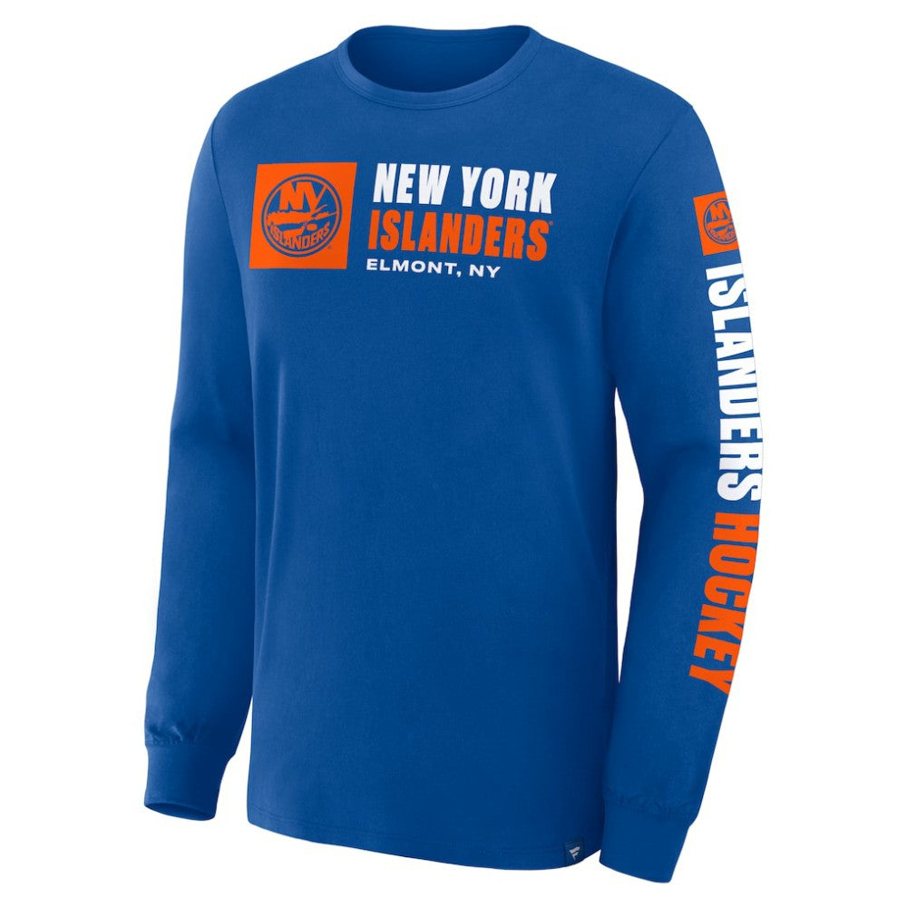 NHL New York Islanders Fanatics Goal Crease Legacy Long Sleeve T-Shirt