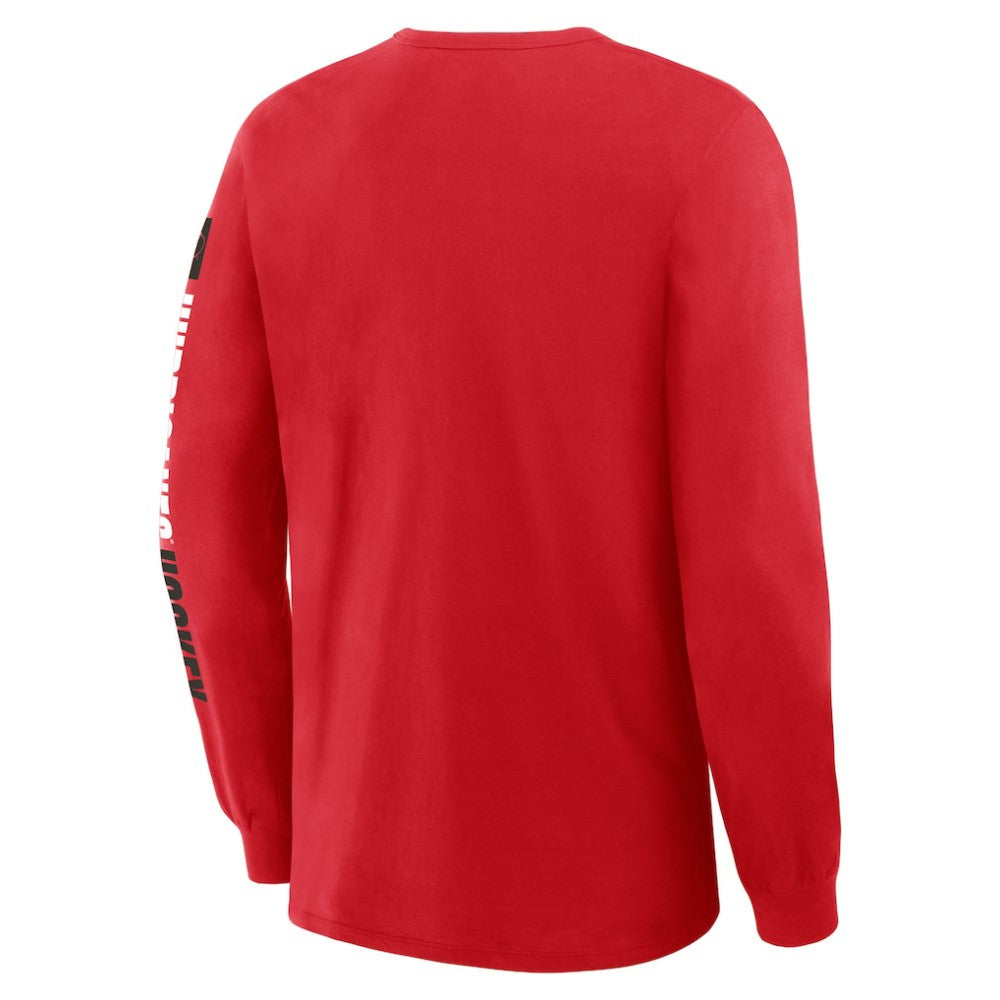 NHL Carolina Hurricanes Fanatics Goal Crease Legacy Long Sleeve T-Shirt