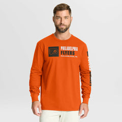 NHL Philadelphia Flyers Fanatics Goal Crease Legacy Long Sleeve T-Shirt