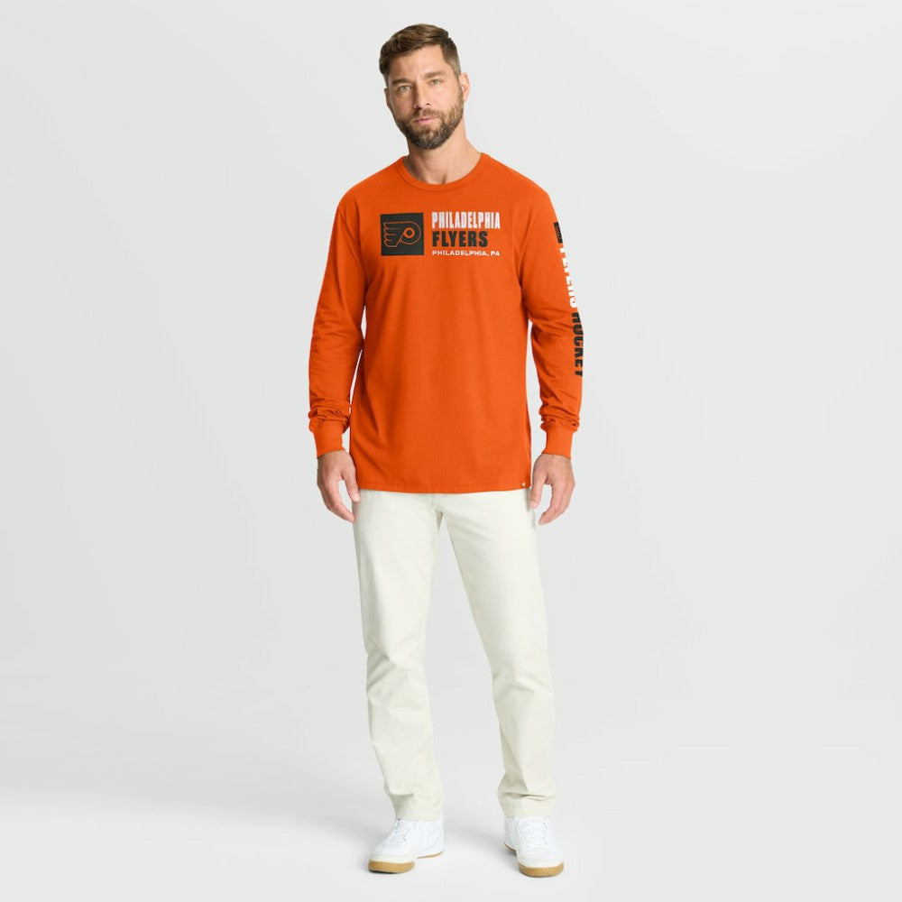 NHL Philadelphia Flyers Fanatics Goal Crease Legacy Long Sleeve T-Shirt