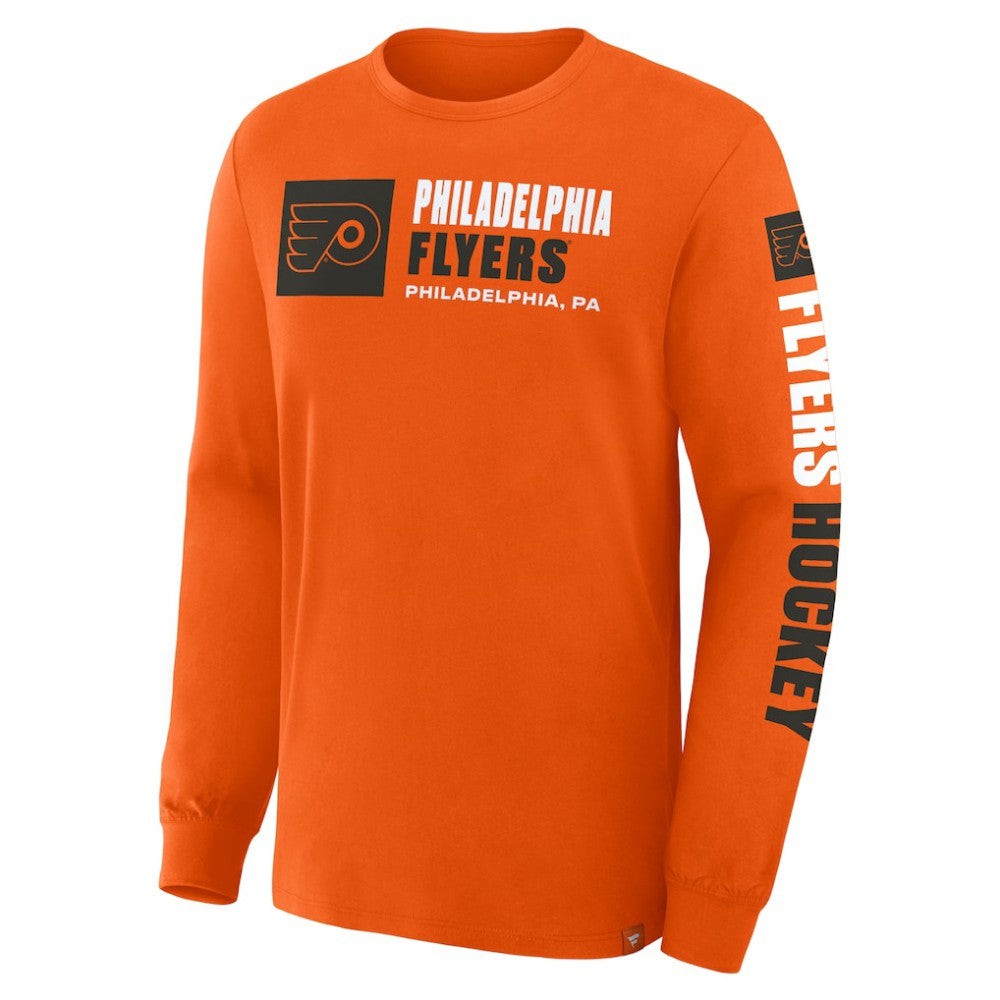 NHL Philadelphia Flyers Fanatics Goal Crease Legacy Long Sleeve T-Shirt