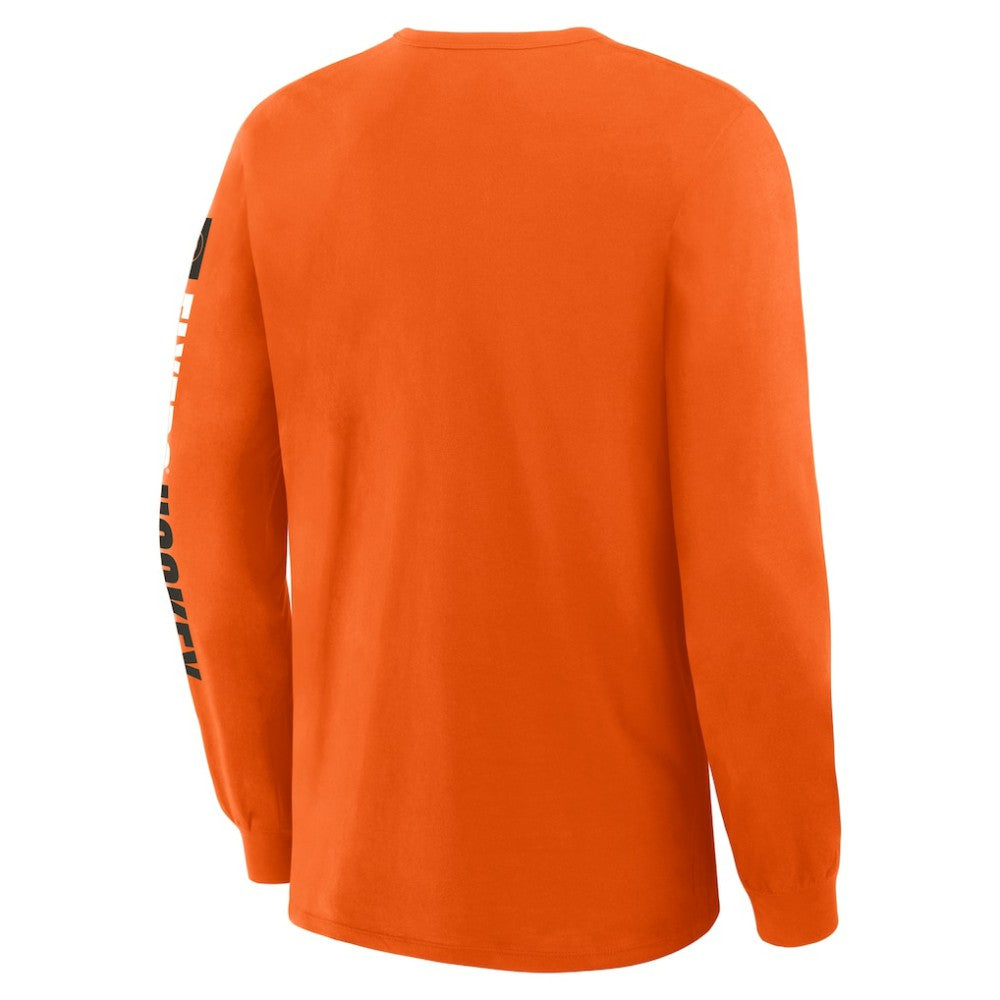 NHL Philadelphia Flyers Fanatics Goal Crease Legacy Long Sleeve T-Shirt
