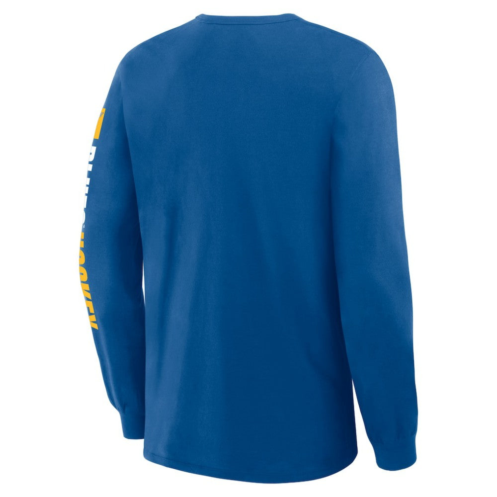 NHL St. Louis Blues Fanatics Goal Crease Legacy Long Sleeve T-Shirt