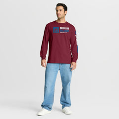 NHL Colorado Avalanche Fanatics Goal Crease Legacy Long Sleeve T-Shirt