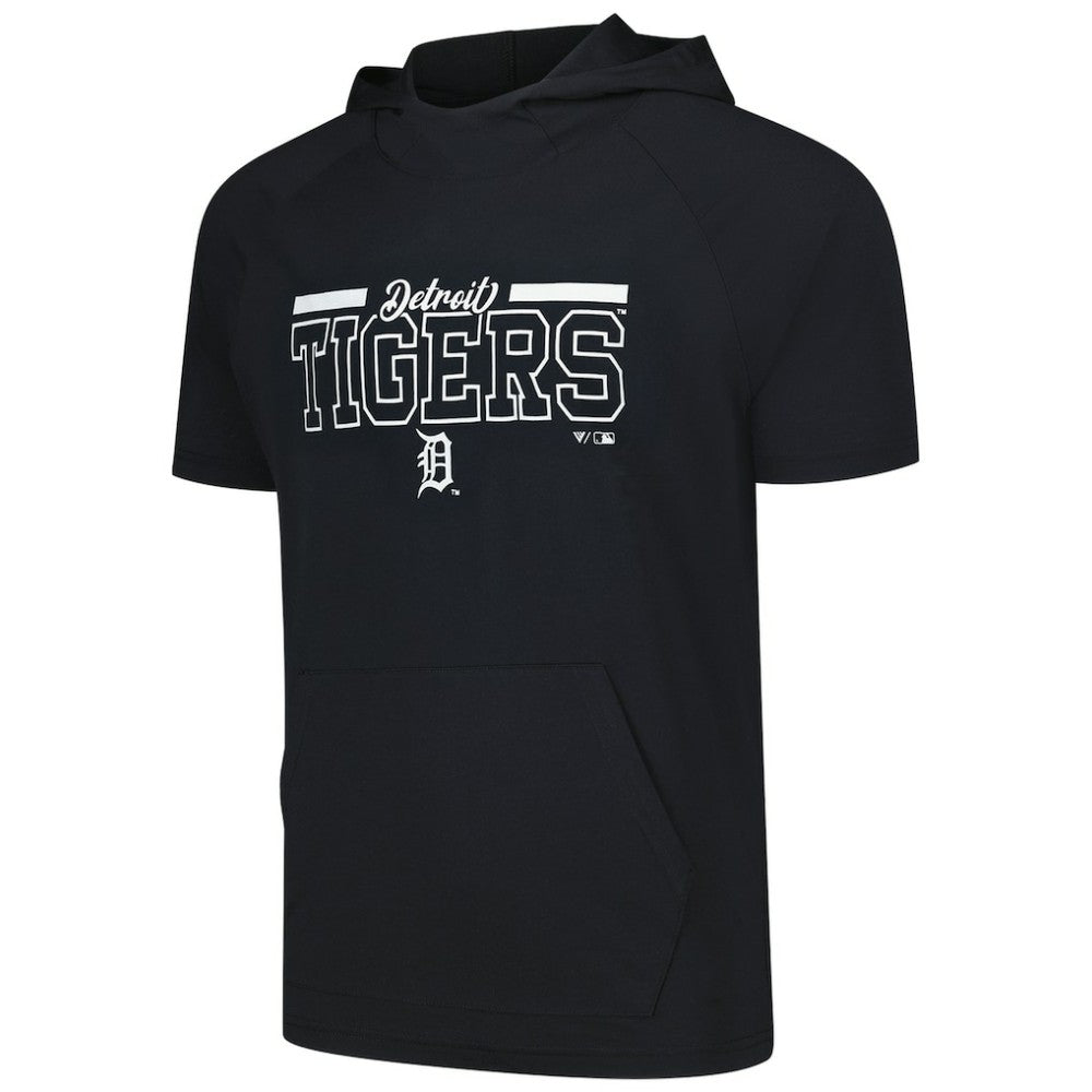 Black Detroit Tigers Levelwear Phase Vanguard Hoodie T-Shirt