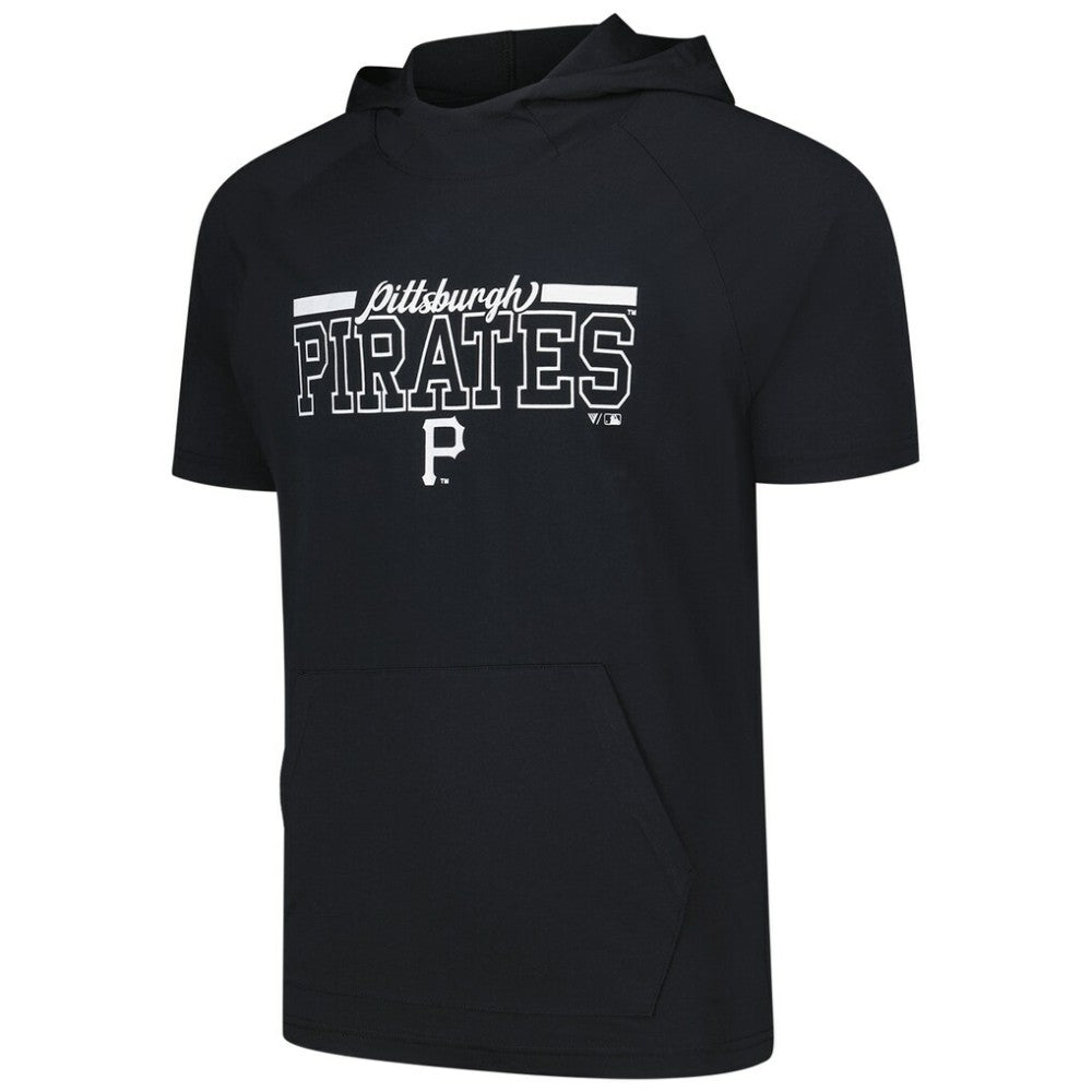 Black Pittsburgh Pirates Levelwear Phase Vanguard Hoodie T-Shirt