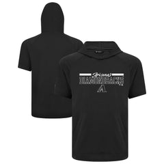 Black Arizona Diamondbacks Levelwear Phase Vanguard Hoodie T-Shirt
