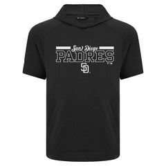 Black San Diego Padres Levelwear Phase Vanguard Hoodie T-Shirt