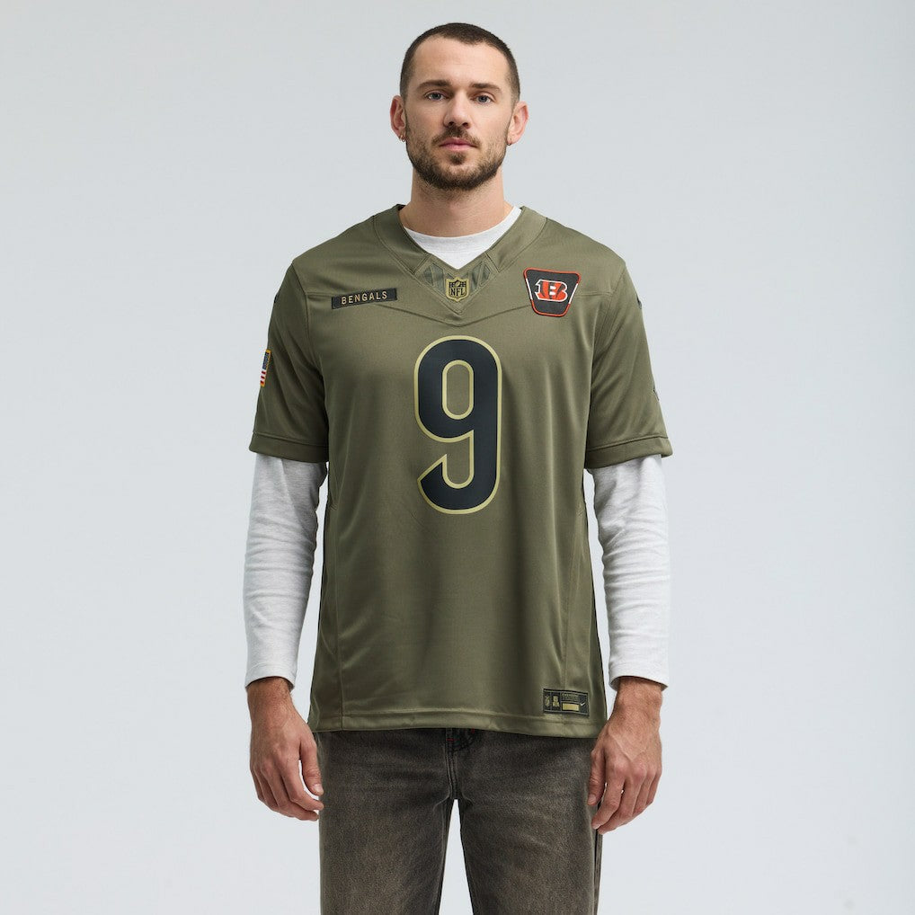 Joe Burrow  2025 Salute to Service Limited Jersey - Cincinnati Bengals Jerseys