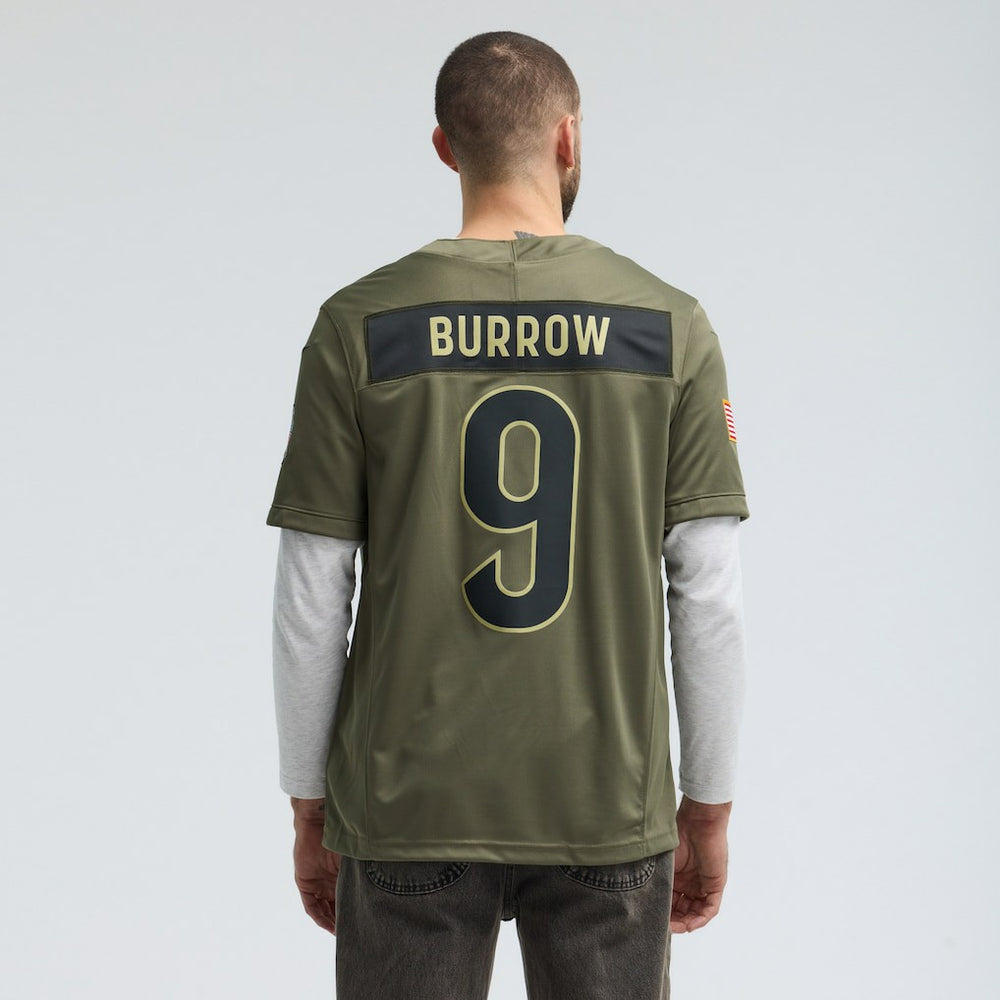 Joe Burrow  2025 Salute to Service Limited Jersey - Cincinnati Bengals Jerseys