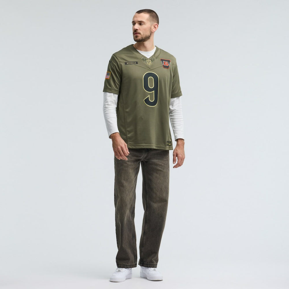 Joe Burrow  2025 Salute to Service Limited Jersey - Cincinnati Bengals Jerseys