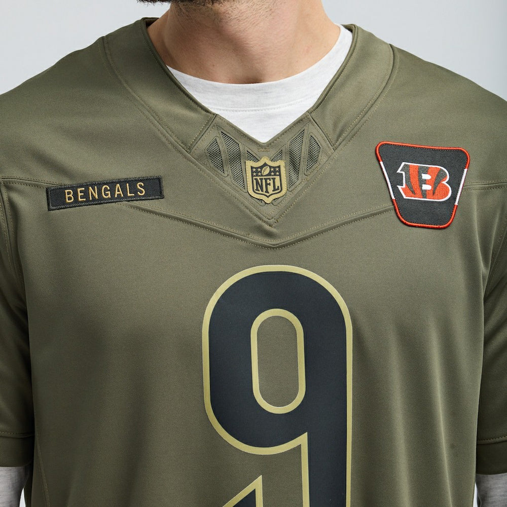 Joe Burrow  2025 Salute to Service Limited Jersey - Cincinnati Bengals Jerseys