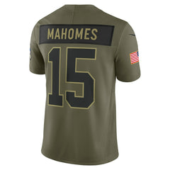 Patrick Mahomes  2025 Salute to Service Limited Jersey - Kansas City Chiefs Jerseys