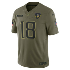 Justin Jefferson  2025 Salute to Service Limited Jersey - Minnesota Vikings Jerseys