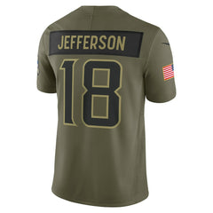 Justin Jefferson  2025 Salute to Service Limited Jersey - Minnesota Vikings Jerseys