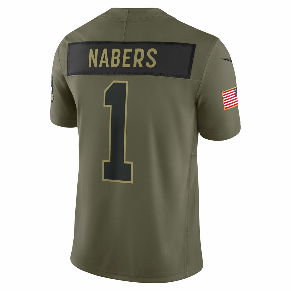 Malik Nabers  2025 Salute to Service Limited Jersey - New York Giants Jerseys