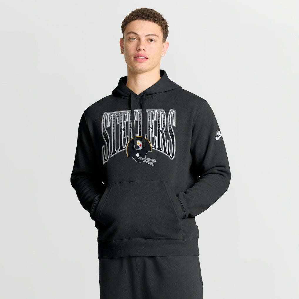 Full Blitz Club Fleece Pullover Hoodie - Pittsburgh Steelers Hoodies