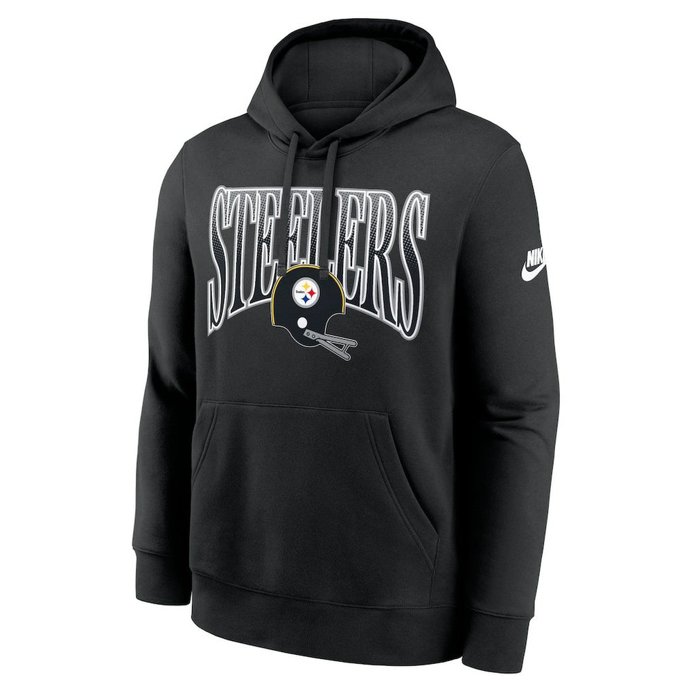 Full Blitz Club Fleece Pullover Hoodie - Pittsburgh Steelers Hoodies
