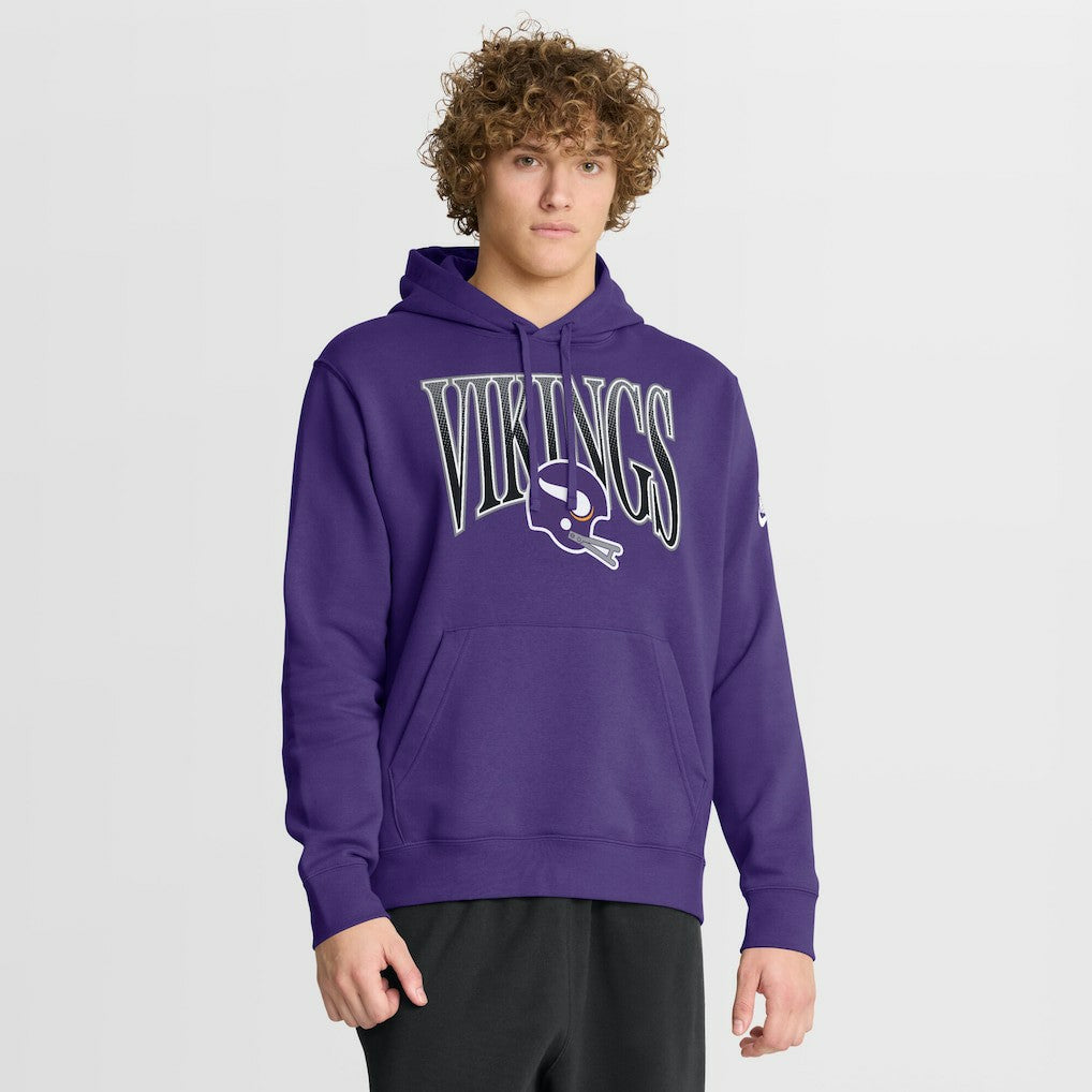 Full Blitz Club Fleece Pullover Hoodie - Minnesota Vikings Hoodies