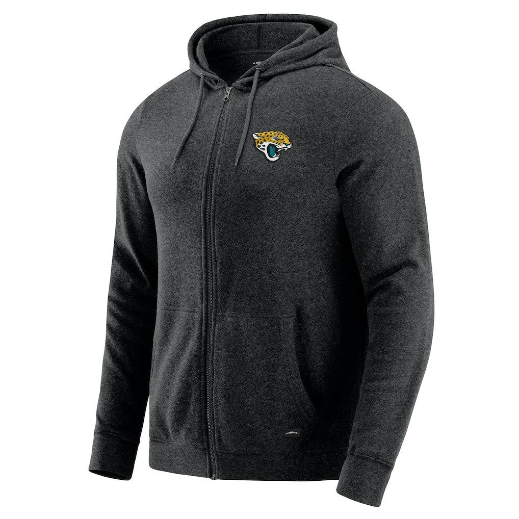 J. Palmer Players Lounge Tri-Blend Full-Zip Hoodie - Jacksonville Jaguars Hoodies