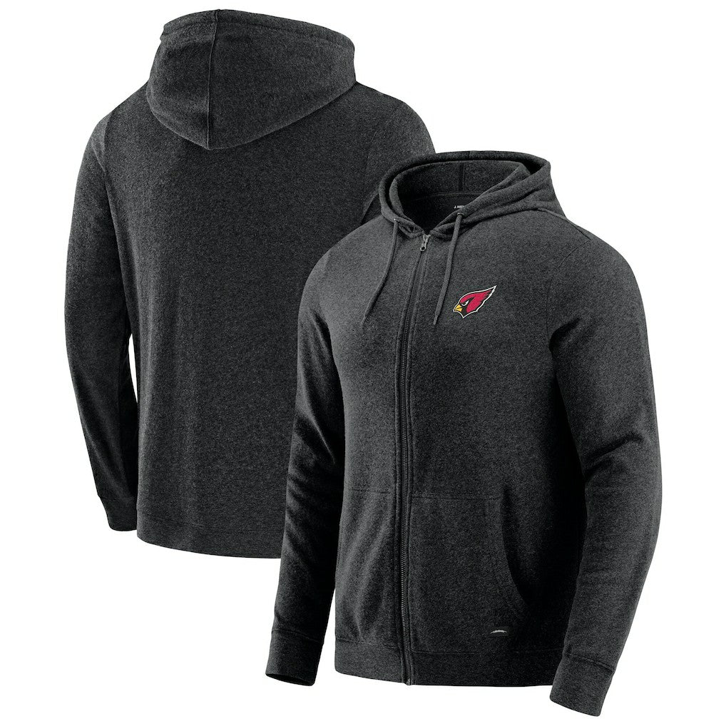 J. Palmer Players Lounge Tri-Blend Full-Zip Hoodie - Arizona Cardinals Hoodies