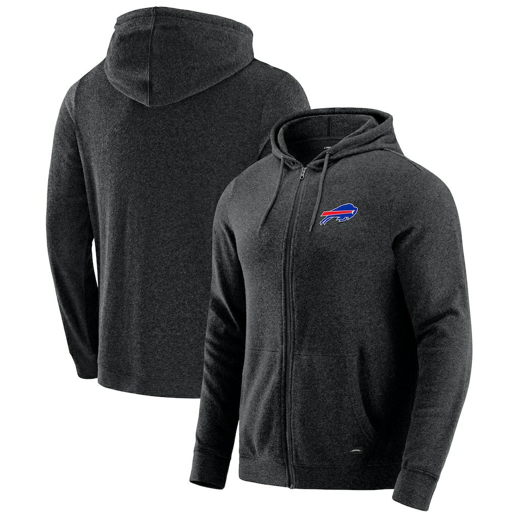 J. Palmer Players Lounge Tri-Blend Full-Zip Hoodie - Buffalo Bills Hoodies