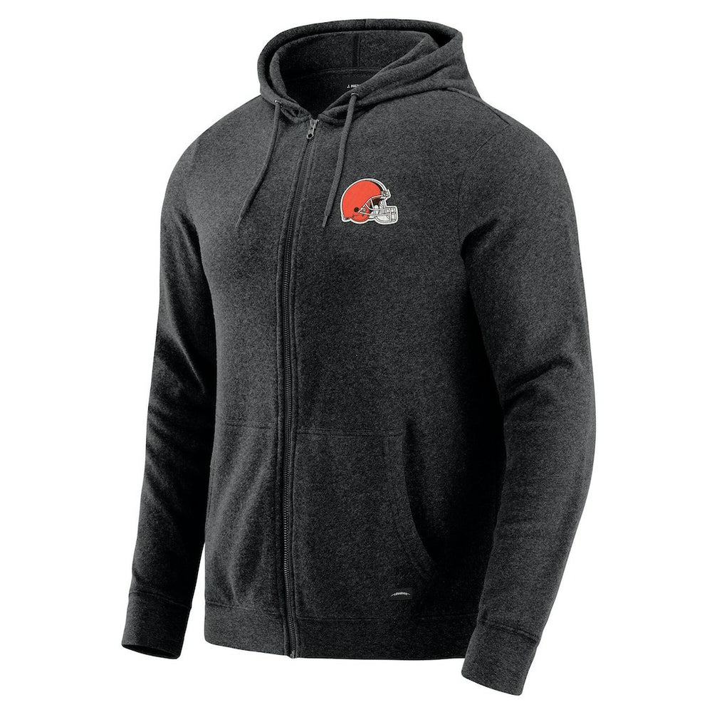 J. Palmer Players Lounge Tri-Blend Full-Zip Hoodie - Cleveland Browns Hoodies