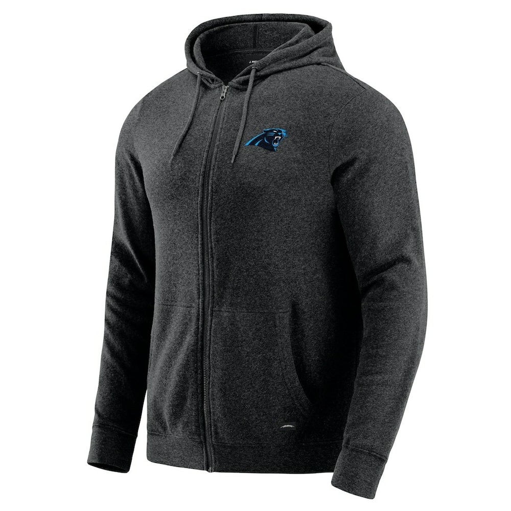 J. Palmer Players Lounge Tri-Blend Full-Zip Hoodie - Carolina Panthers Hoodies